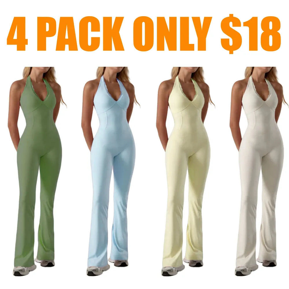 Backless Halter Jumpsuit