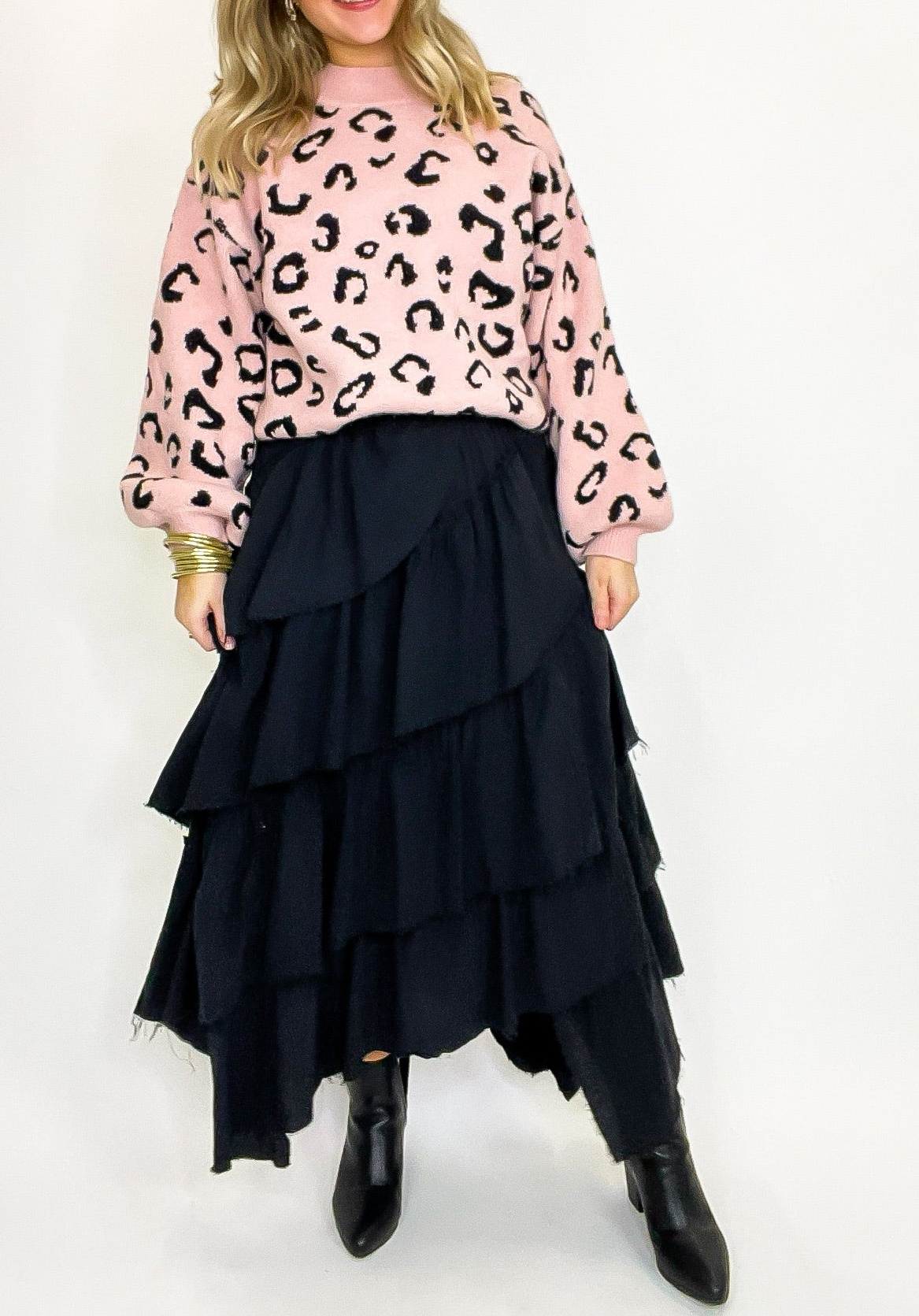 Everlayer Tiered Maxi Skirt