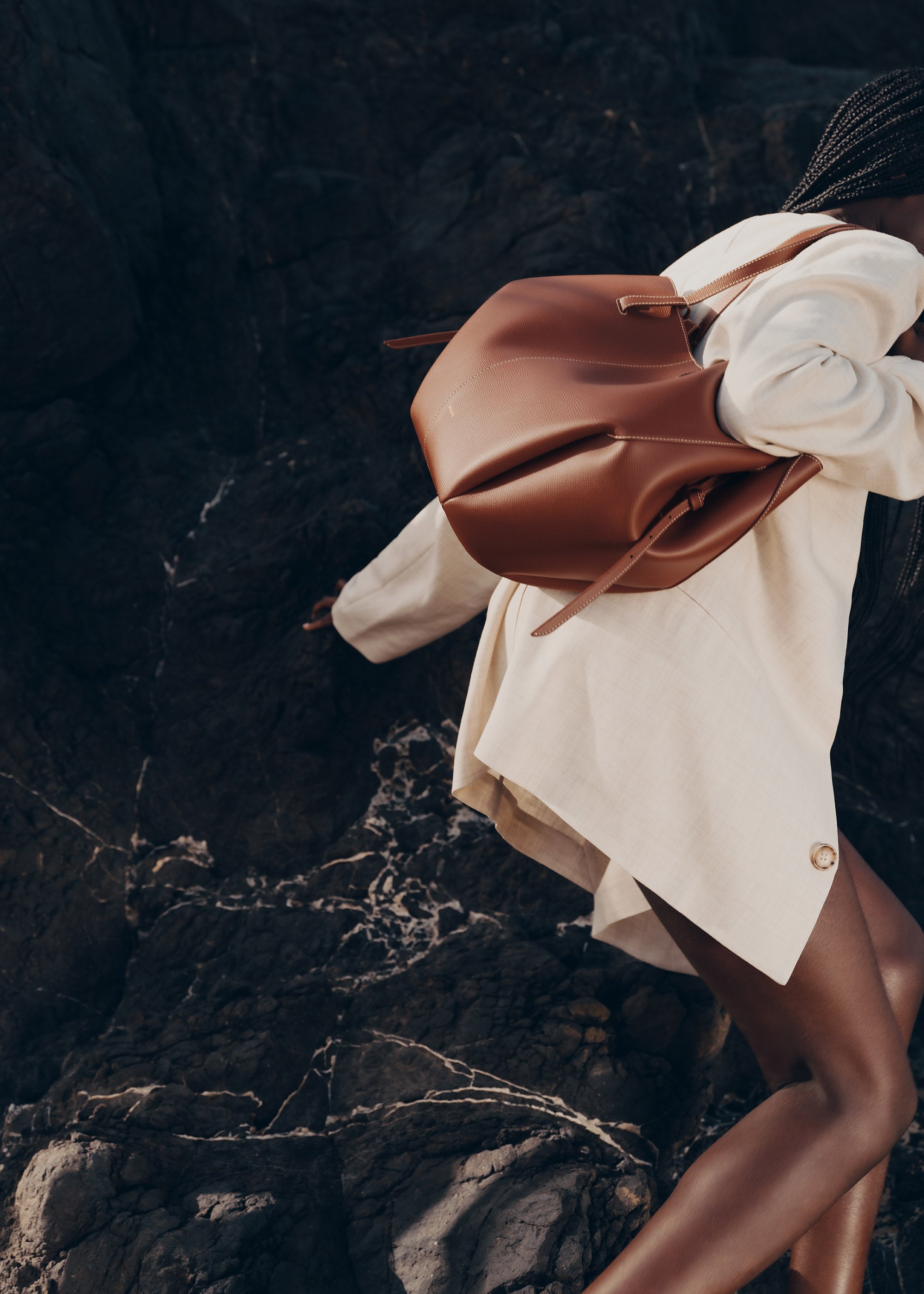 Cyme - Textured Cognac Clearance sale