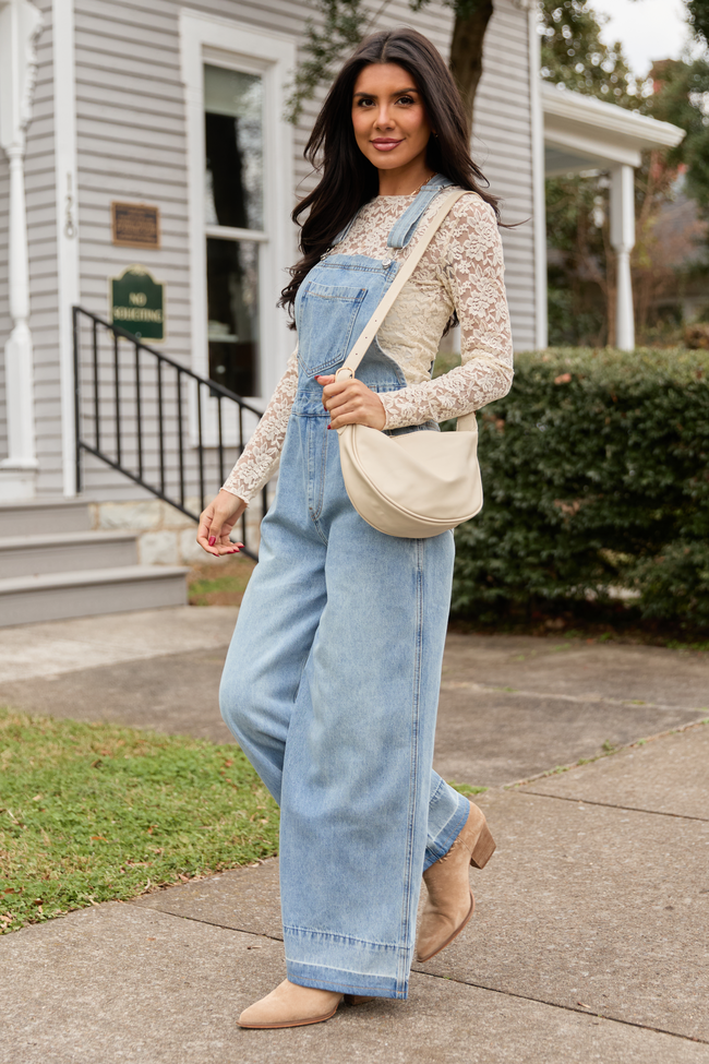 Morgan Ivory Lace Mesh Top