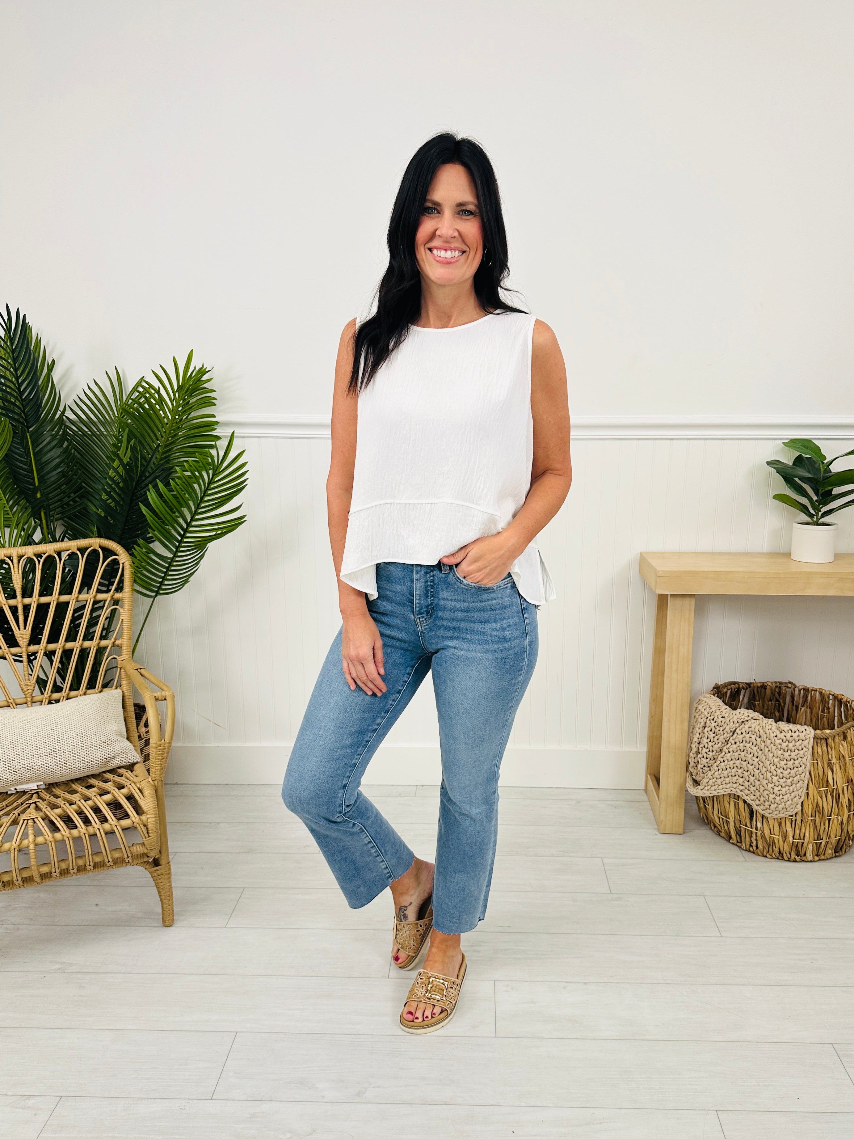 All I Need Tummy Control Butt Lifting Kick Flare Jeans