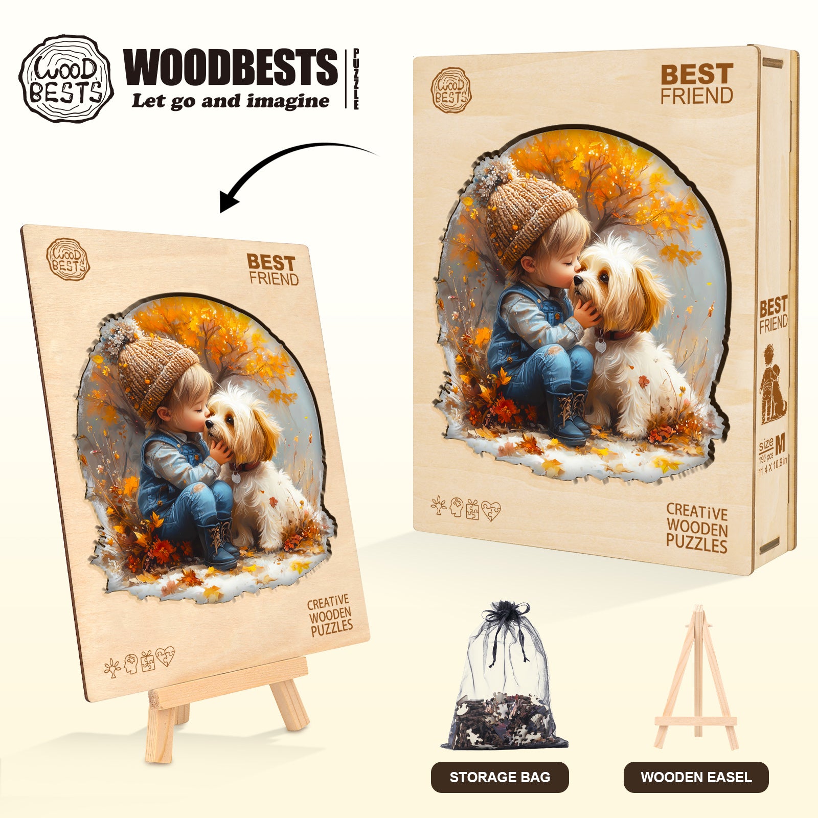 Best friend Wooden Jigsaw Puzzle