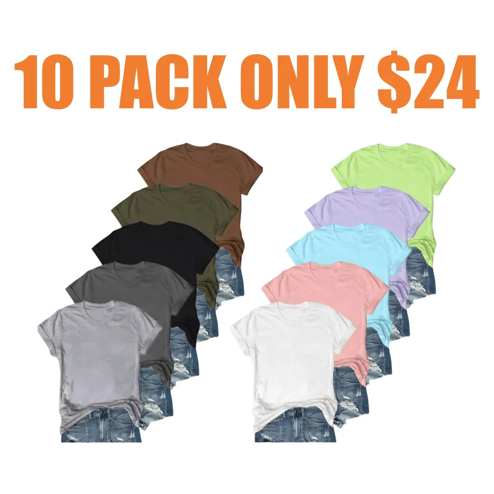 Women's Solid Round Neck Tee