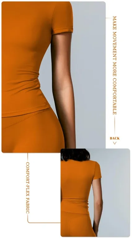 Women's Solid Round Neck Sports Tee (Less than $3 each!)