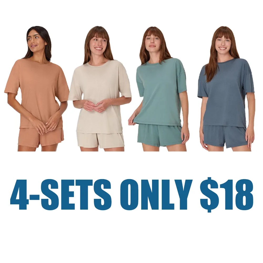 Lady's soft and loose T-shirt suit(Just $3 Each!)