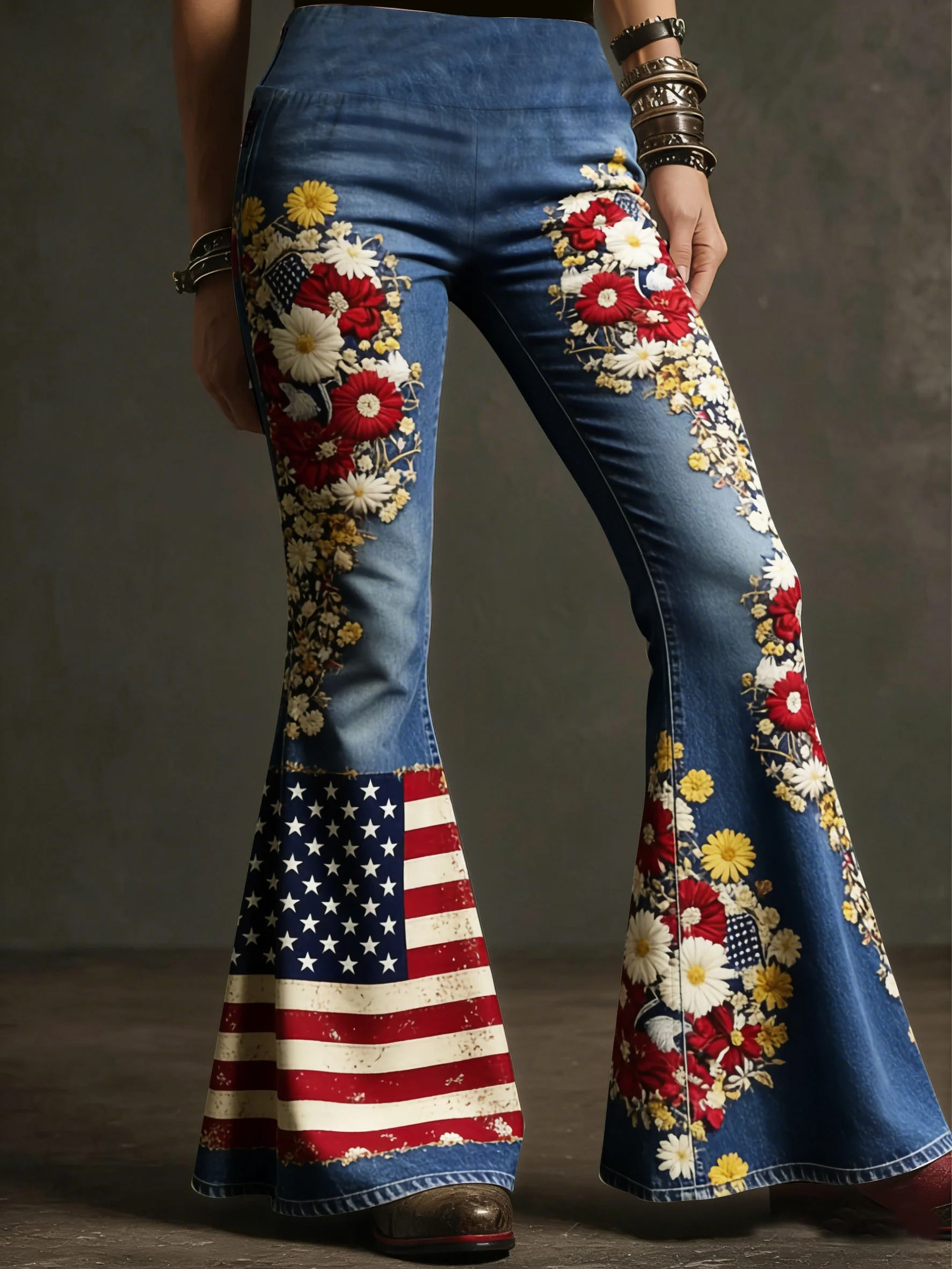 Ladies' Casual 250Th Anniversary Celebration Speaker Pants For The Founding Of The United States
