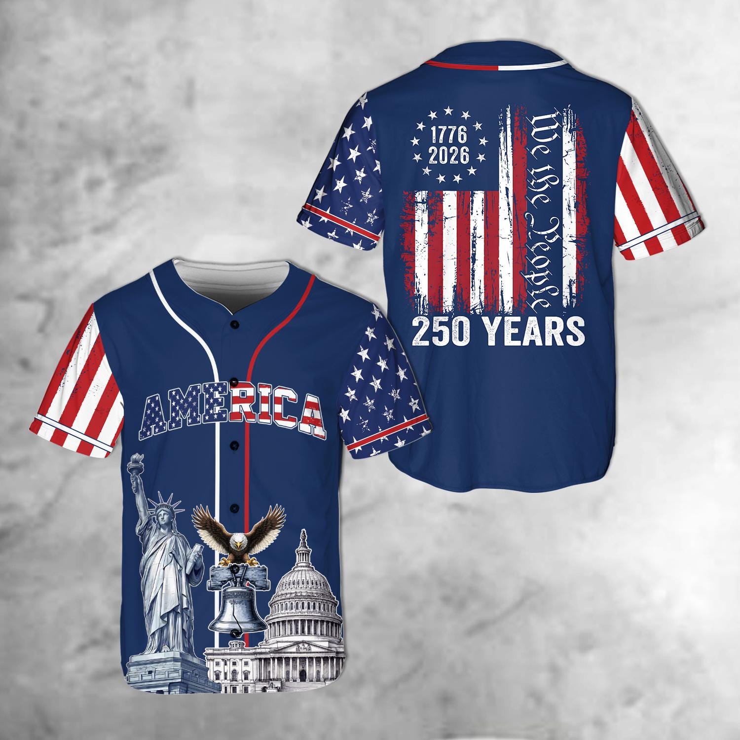 Men's 250Th Anniversary Commemorative Jersey For The United States