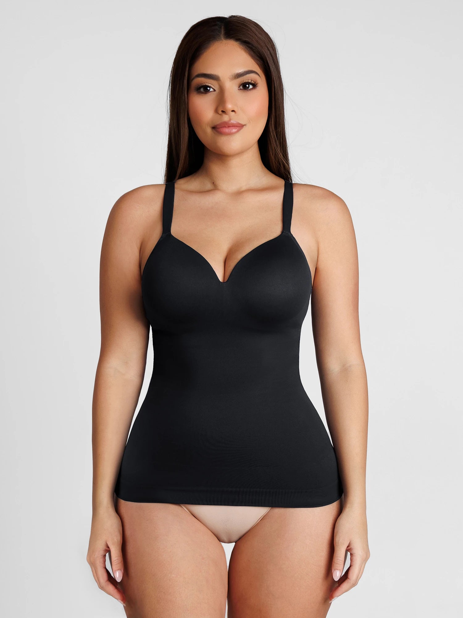 Feelingirl Seamless Built-In Bra Cami Top