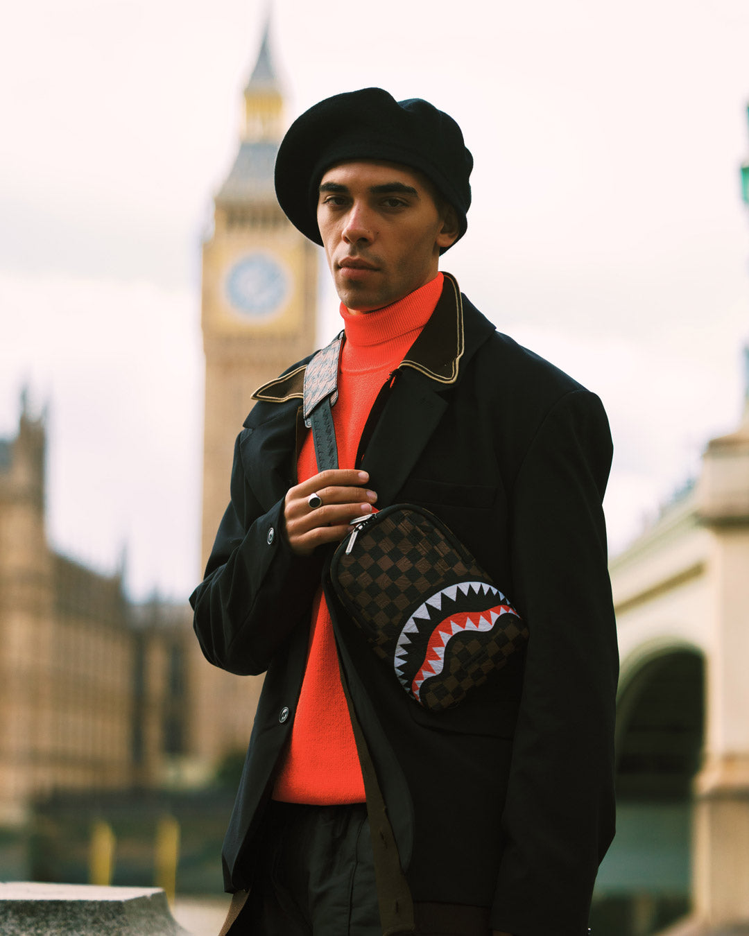 THE PRIVATE JET SHARK CLUB BACKPACK SLING