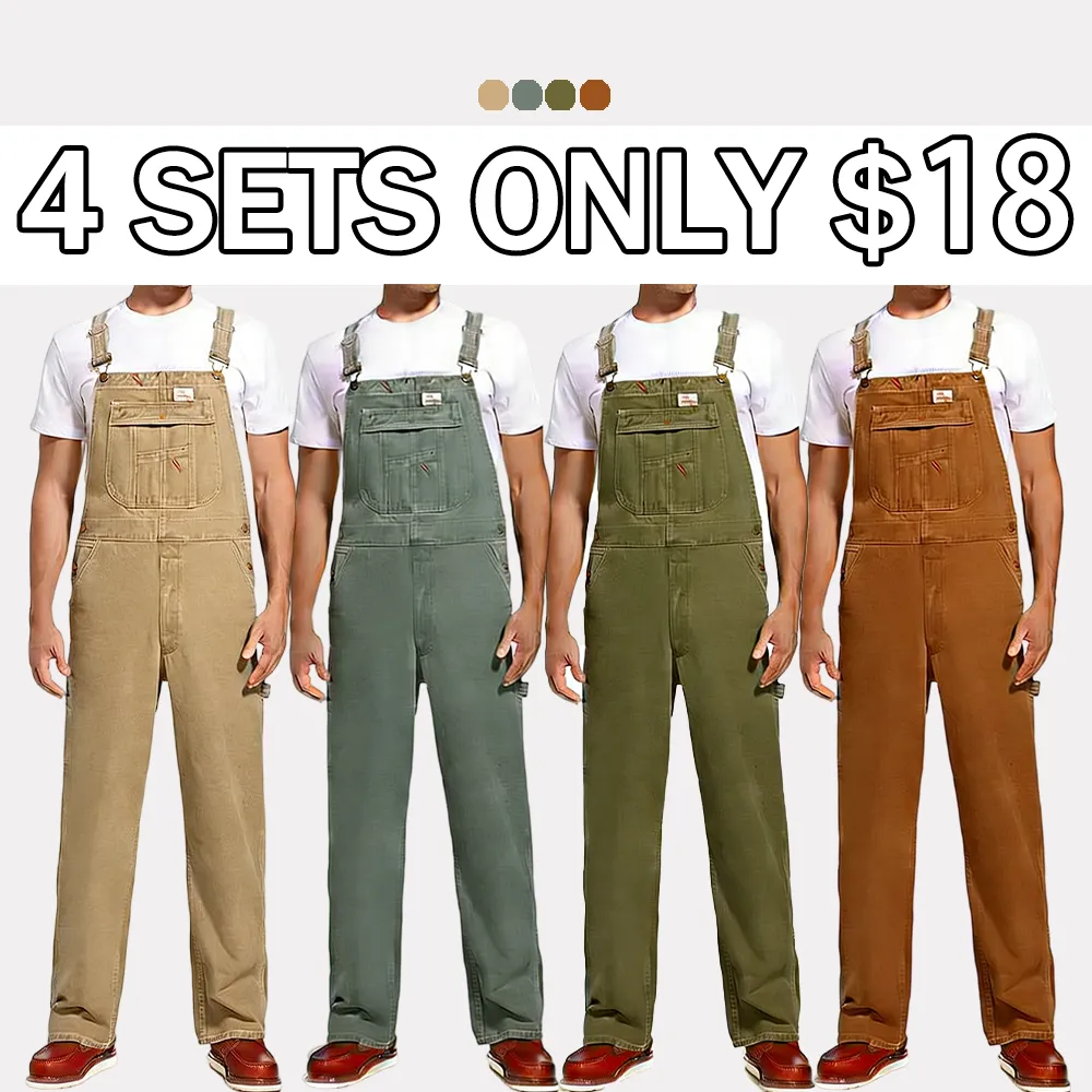 Mens Work Denim Bib Overalls