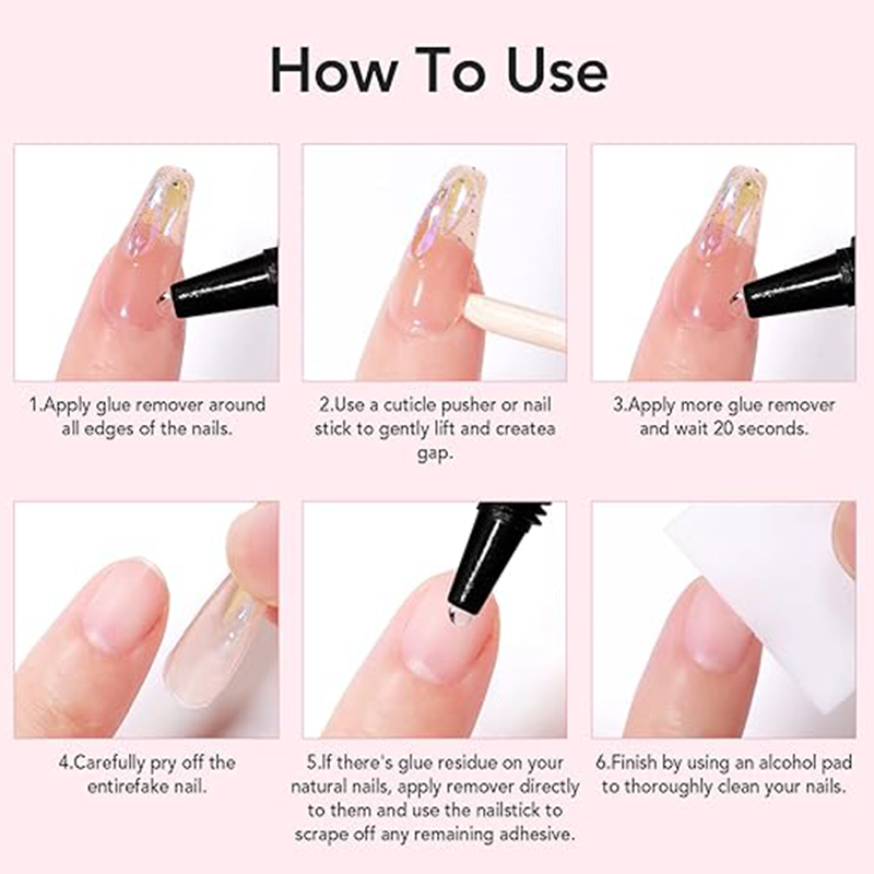 🥳2026 HOT SALE🥳💞50K+ SOLD!👵💅 50% OFF! Extra Strong Nail Glue + Remover Set – Fast-drying semi-solid formula, lasts for weeks. Remover gently lifts without damage. Complete nail care. ✨🛡️