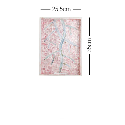 Wooden Rectangular Tea Tray