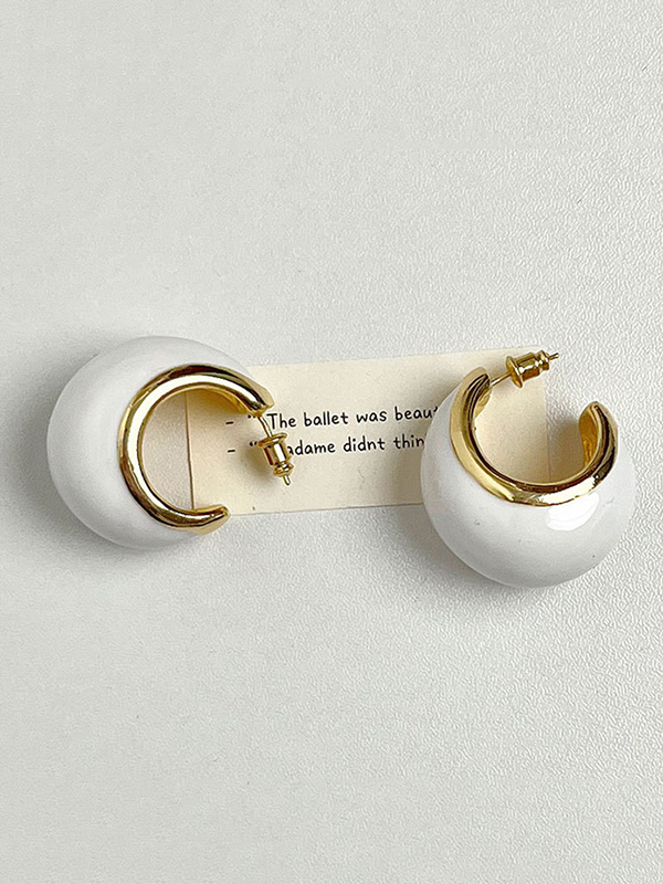 Geometric Drop Earrings