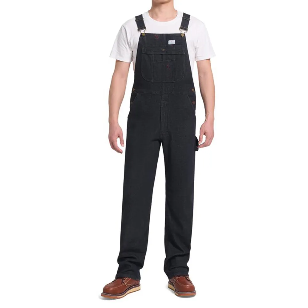 Mens Work Denim Bib Overalls