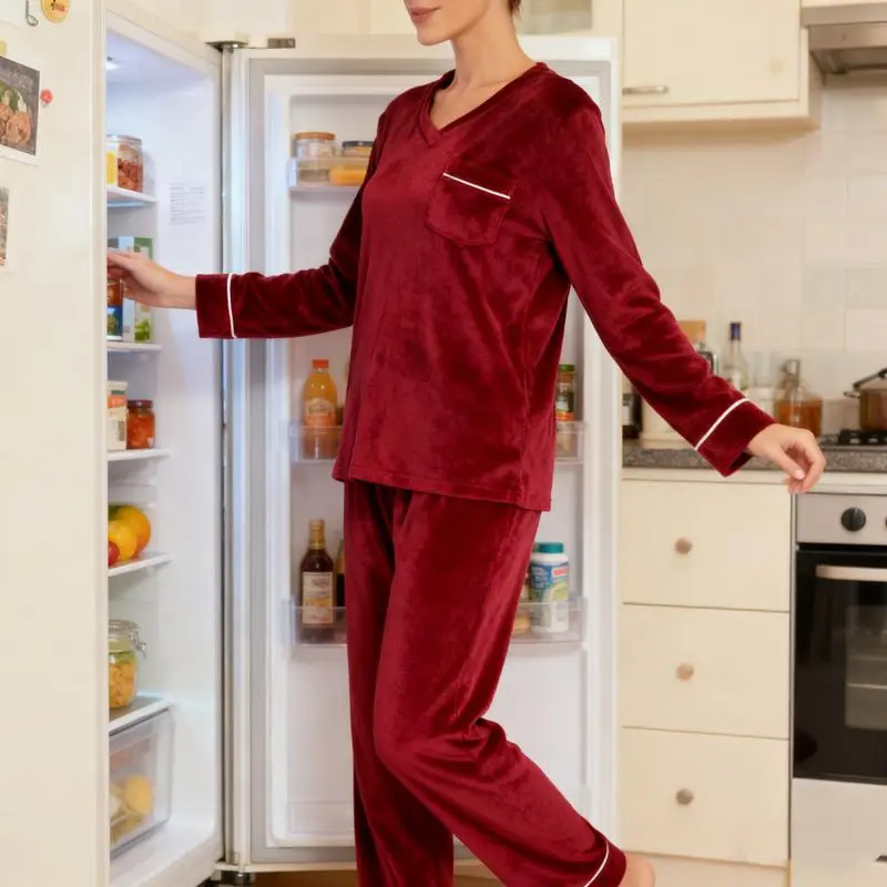 Pajamas Sets Velvet PJs Set