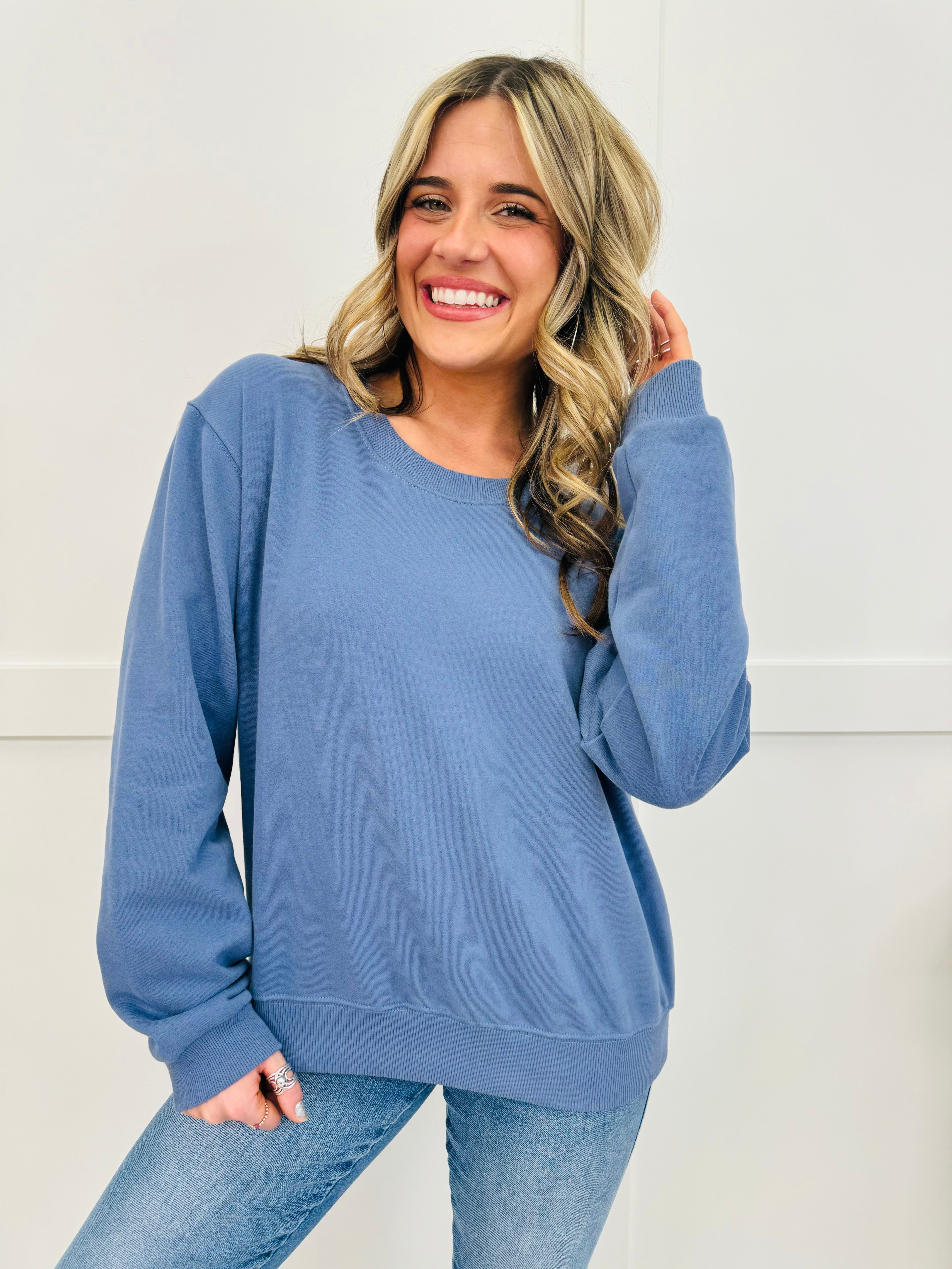 REG/CURVY MOCO Exclusive Basic Babe Pullover- Multiple Colors!