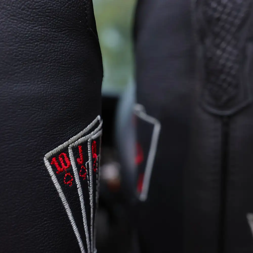 “Royal Flush” Python Leather Boots - Square Toe