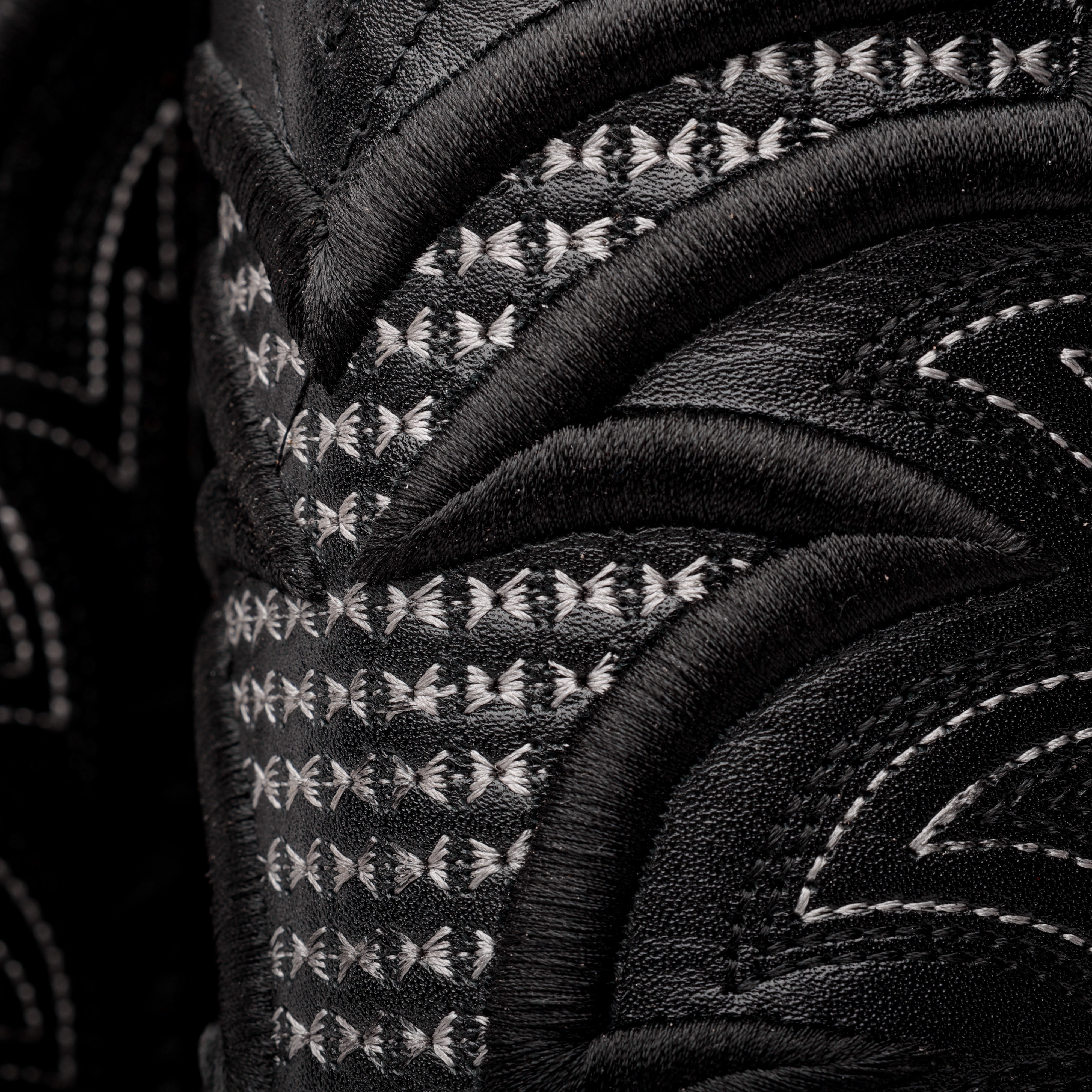 Rustic Grey Jumbo Python Leather Boots - Square Toe