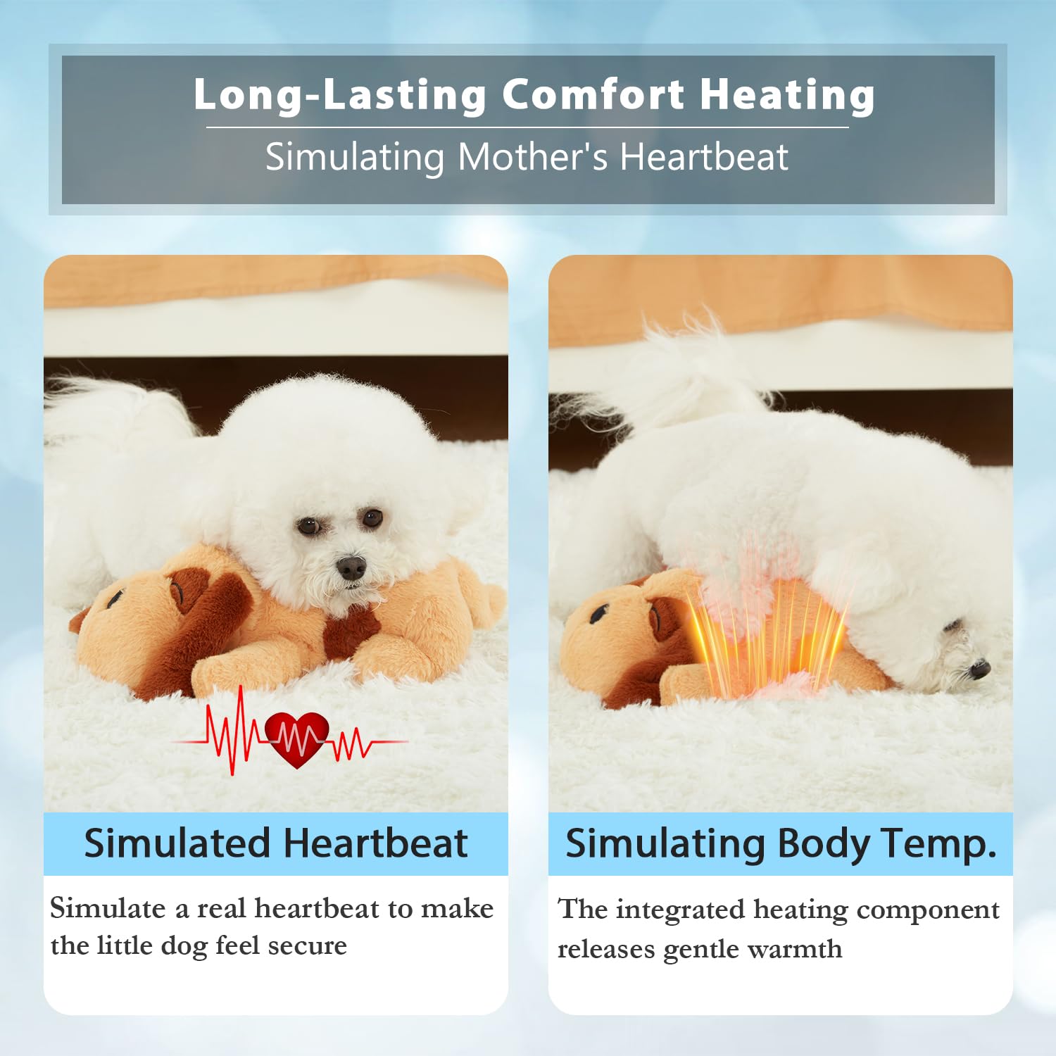 Snuggle Puppy Toy With Heartbeat