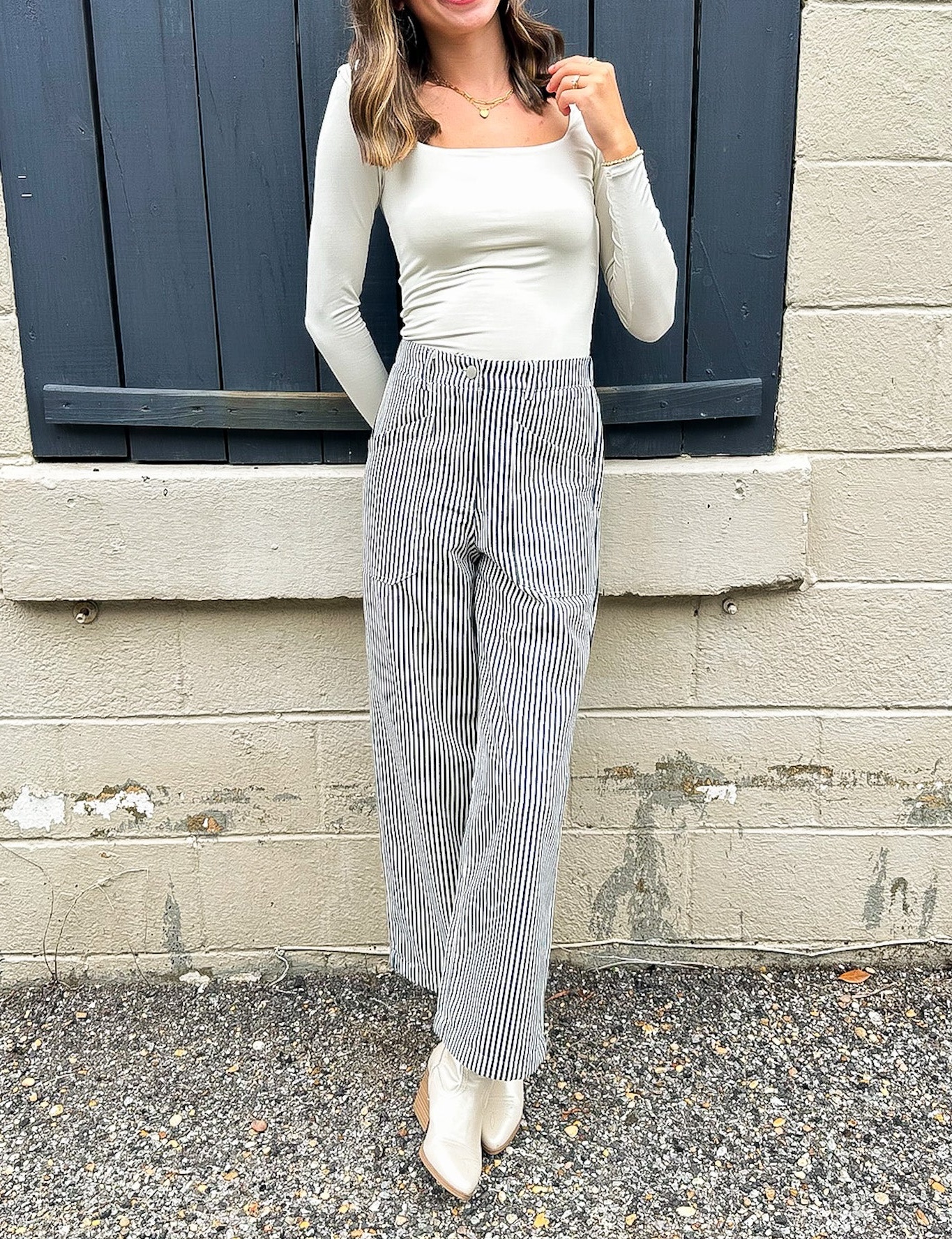 Line Theory Pinstripe Pants