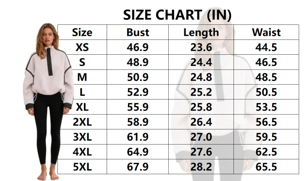 Women Sherpa Fleece Warm Oversized Half Zip Sweater
