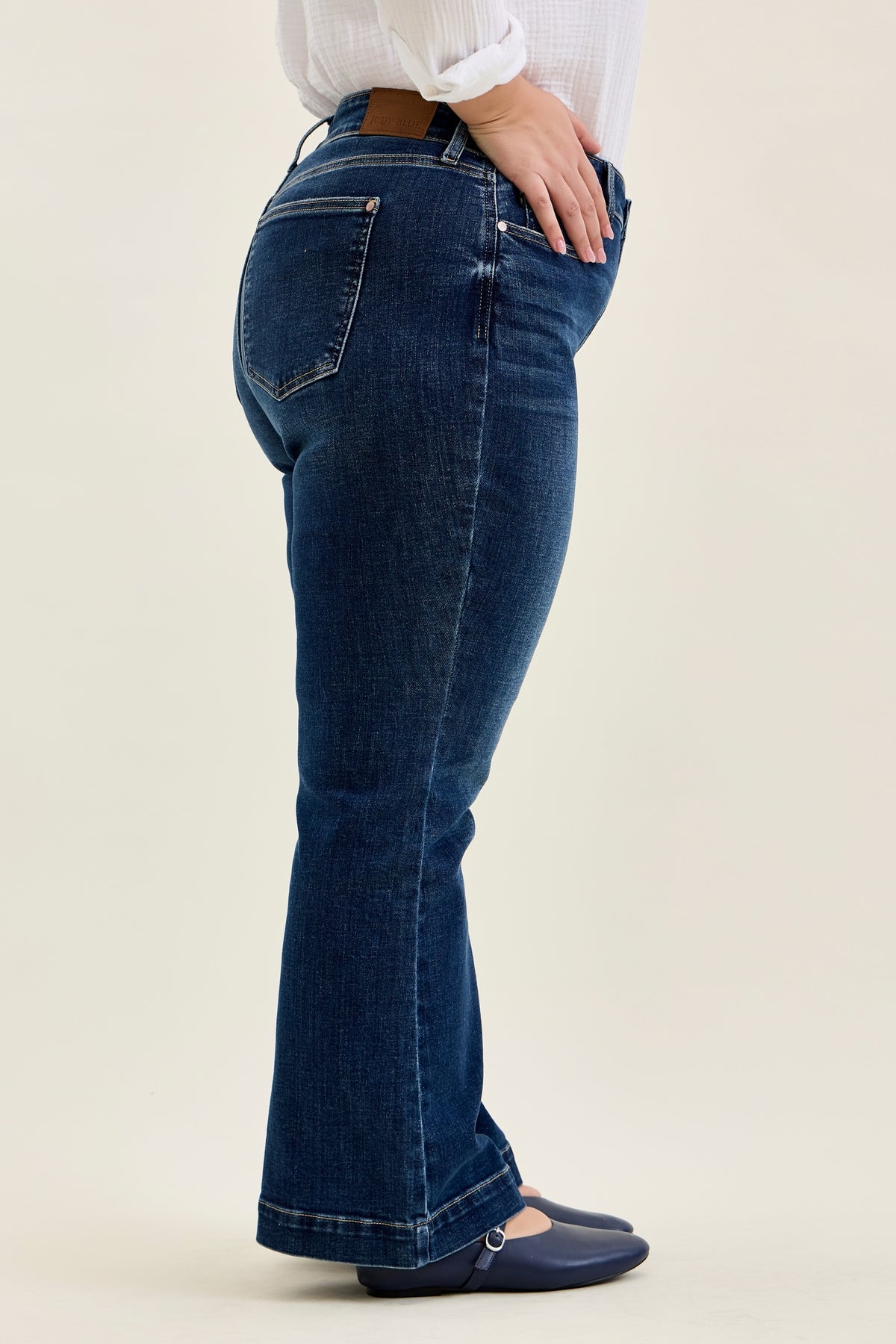 Charlotte Flare Jean (Petite) - PLUS