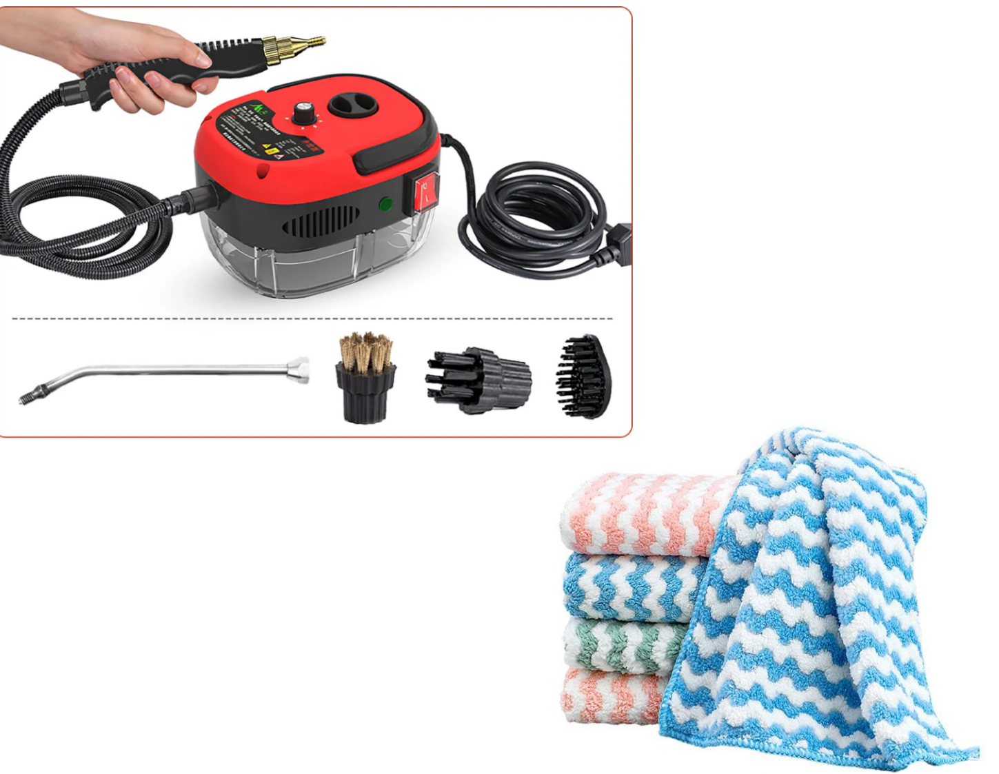 📢📢50 % OFF !!⏰⏰2500W Handheld High-Temperature Pressurized Steam Cleaner