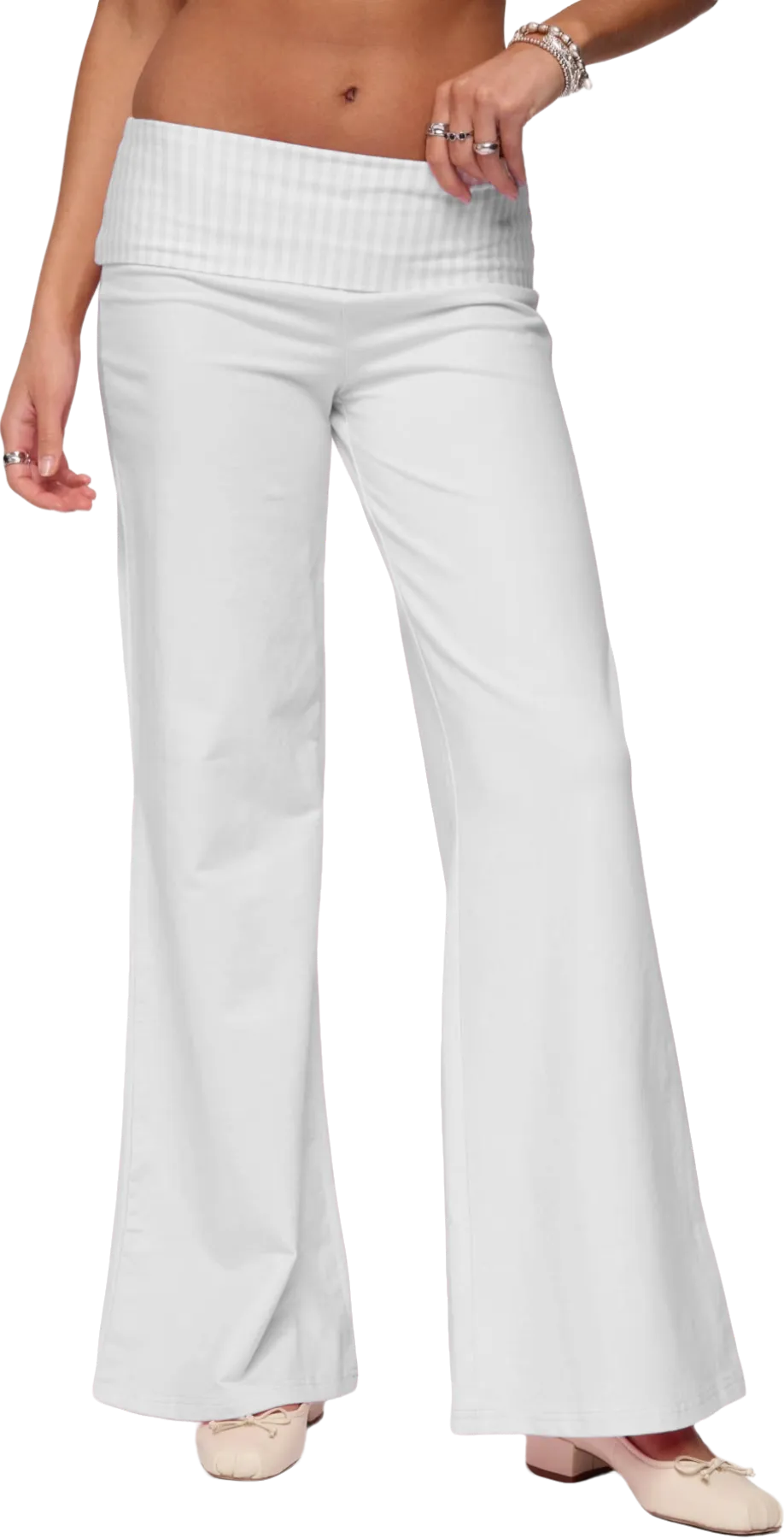 Striped Fold Over Pants (Just $4 Each!)