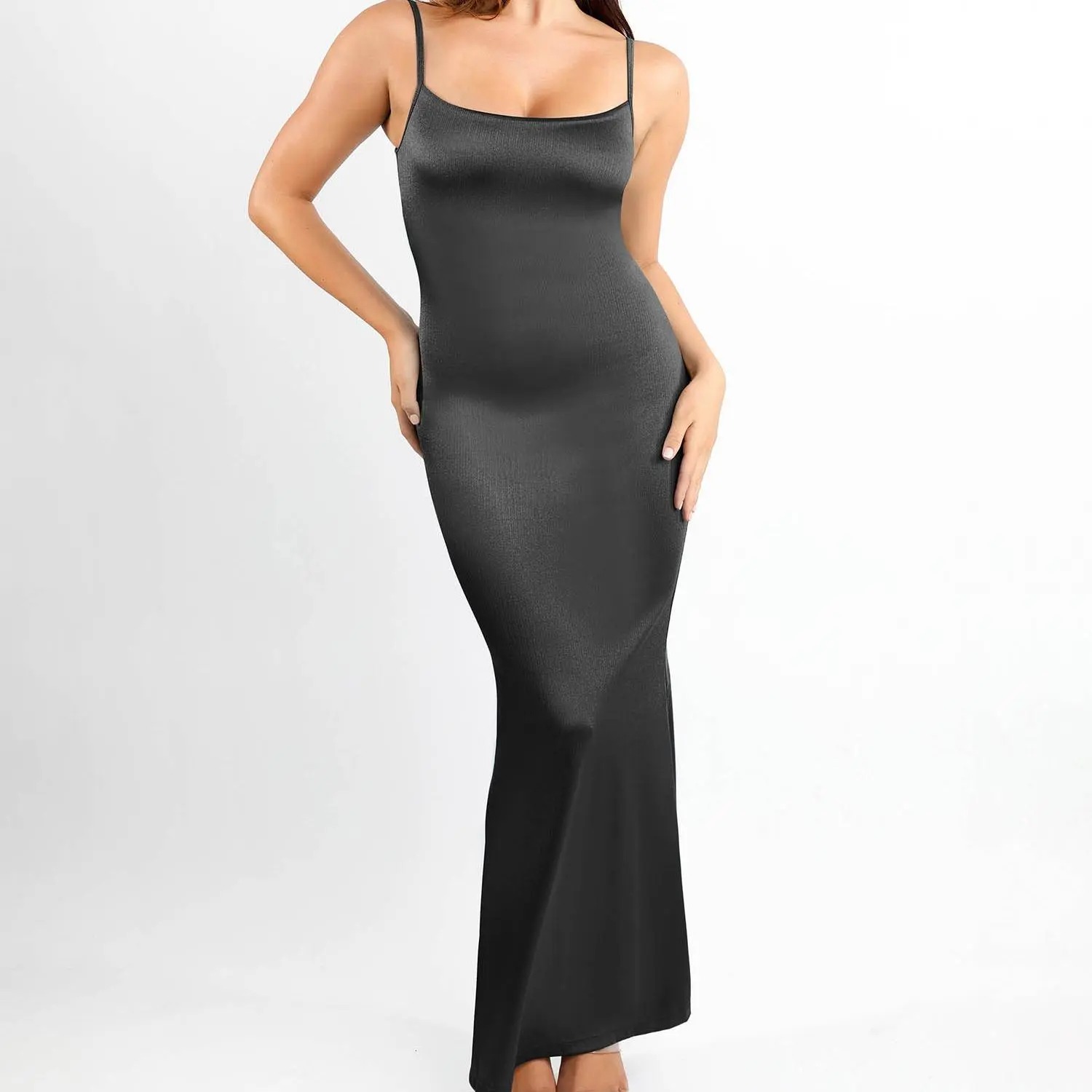 Built-In Shapewear Maxi Dress for Women