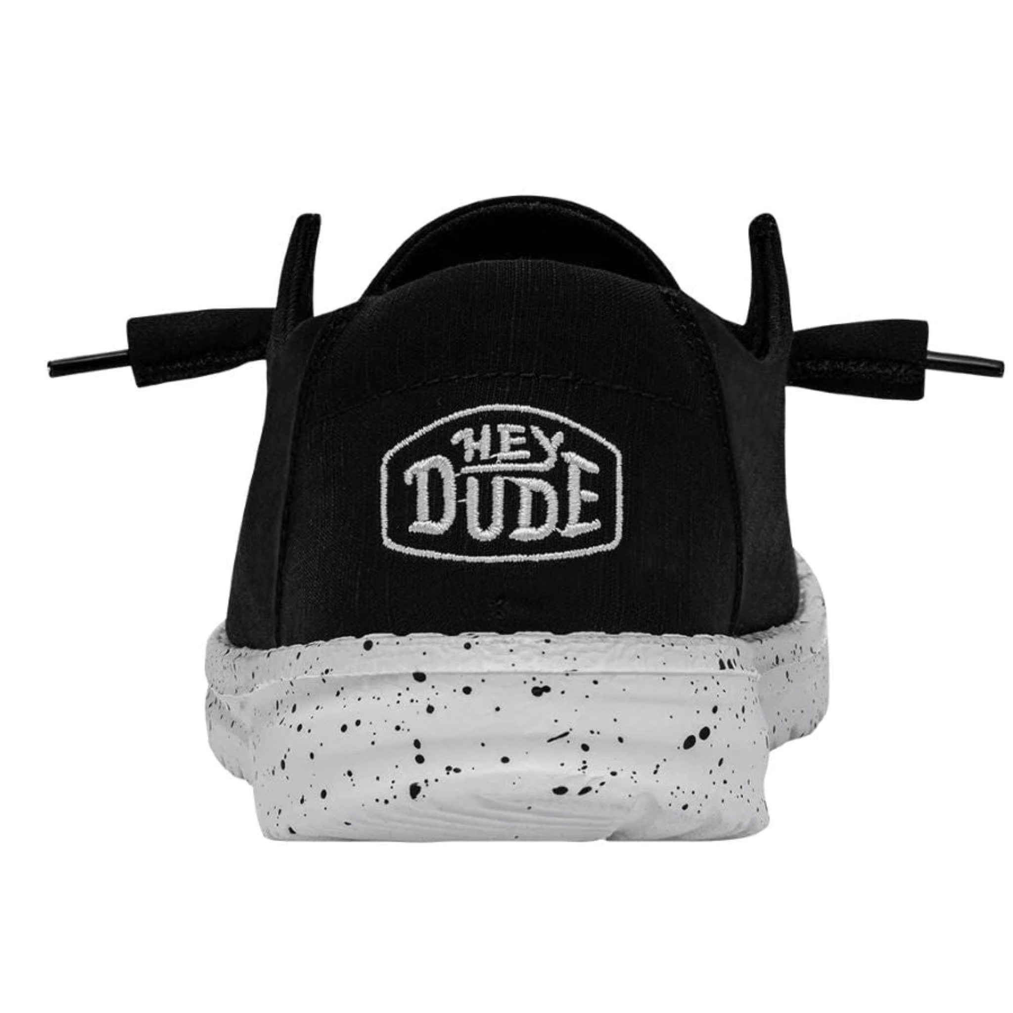 DUDE WOMEN'S WENDY SLUB CANVAS BLACK - 40063001