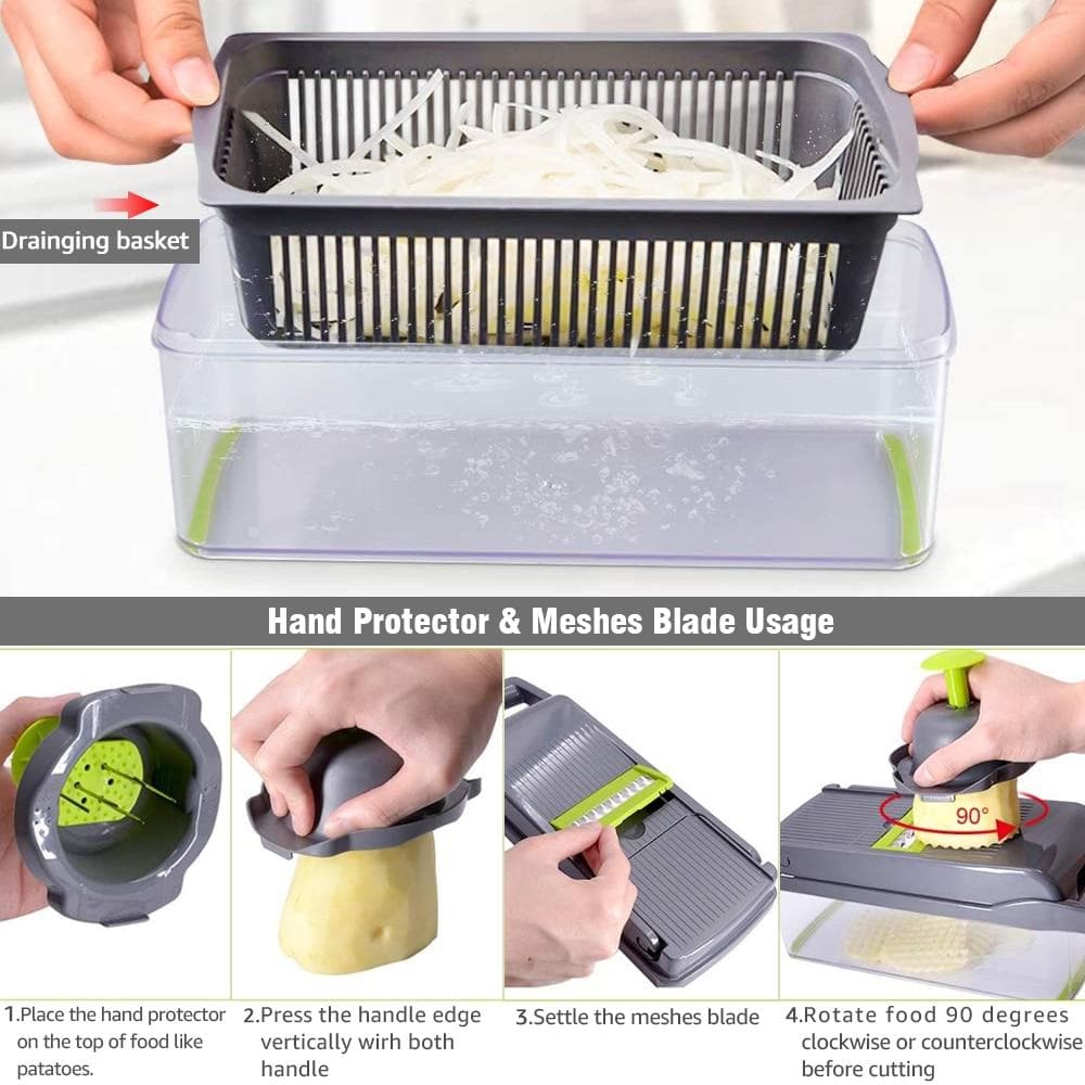 🎁Multi-Knife™ | Multi-function vegetable cutter | 16-piece set🥗