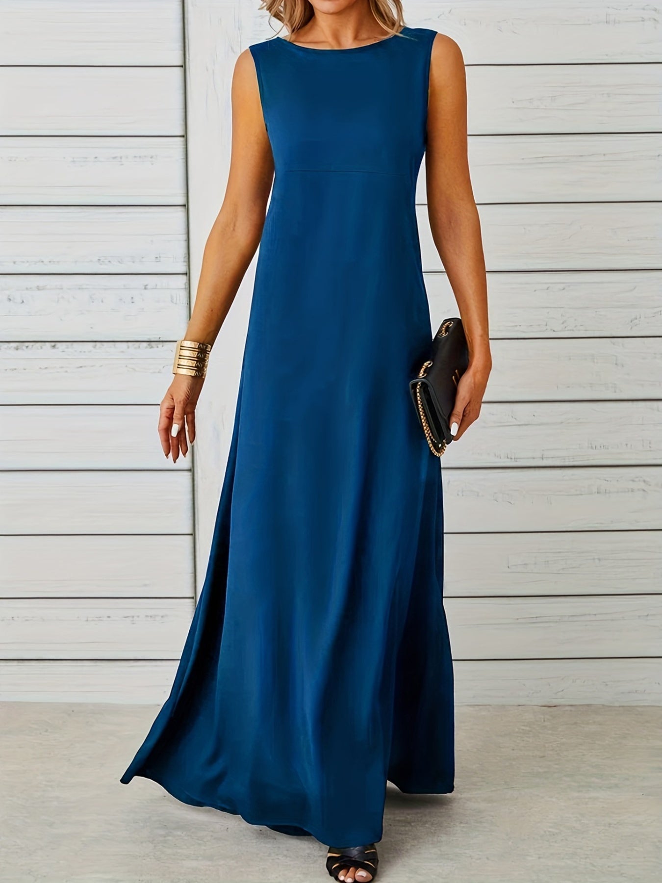 Sleeveless Flowy Maxi Dress
