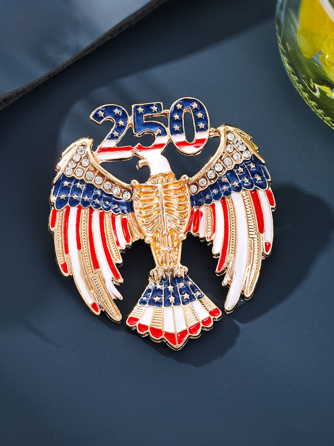 Unisex 250Th Anniversary Brooch For The Founding Of The United States