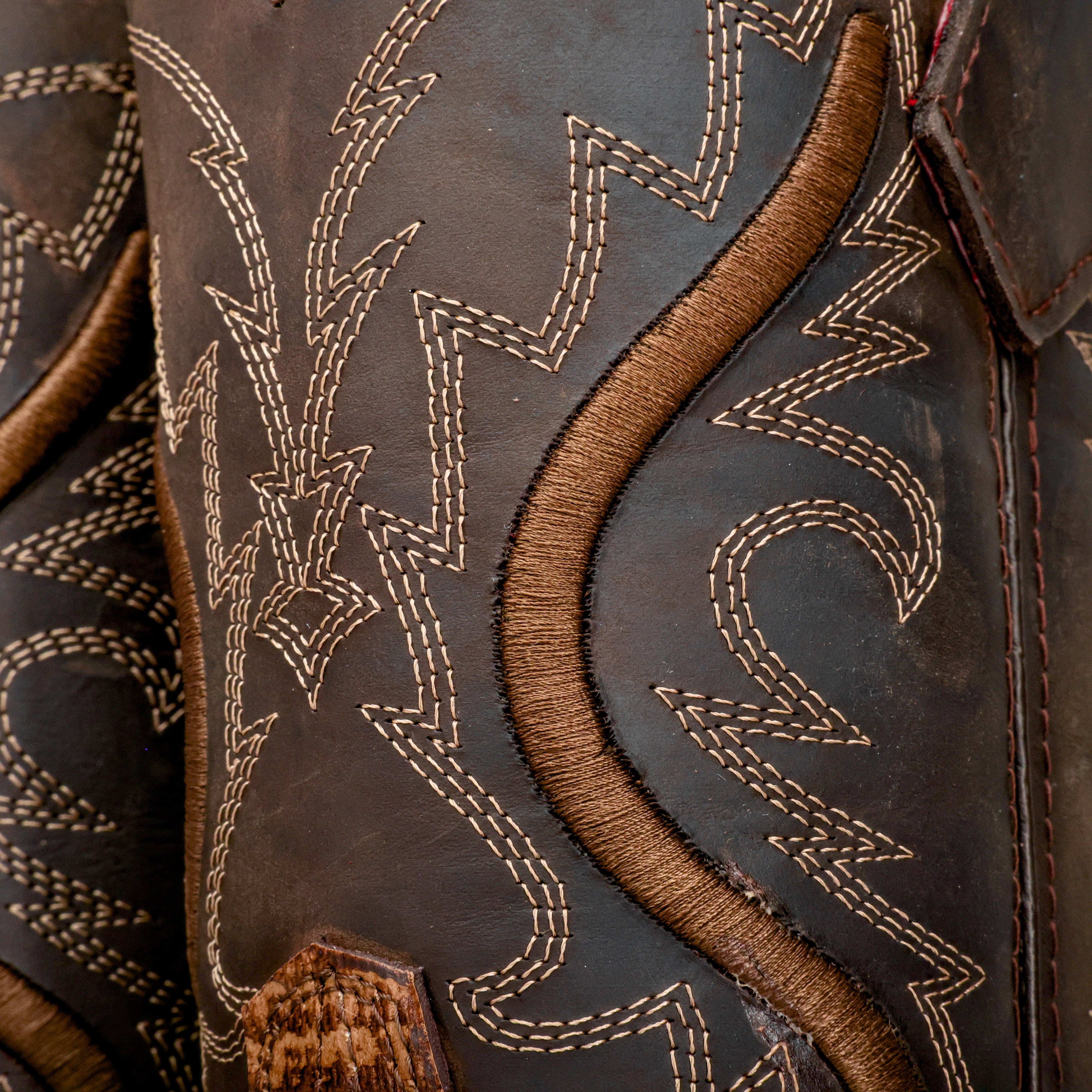 Honey Hand-Tooled Leather Boots With 3D Lightweight Sole - Composite Toe
