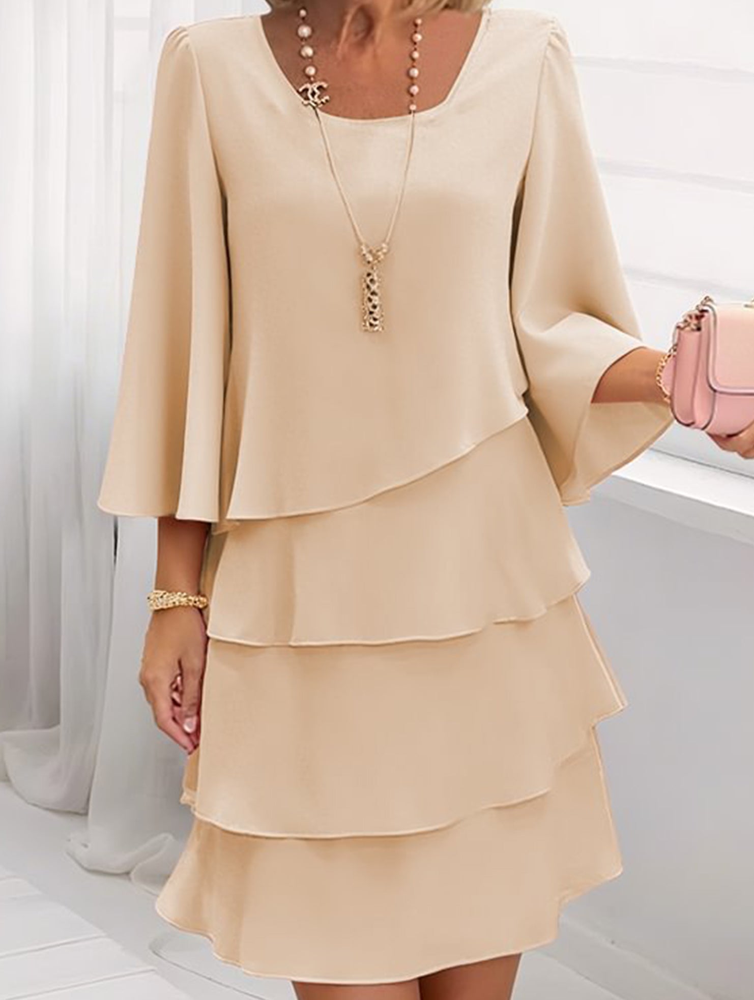 Loose Tiered Cake Dress