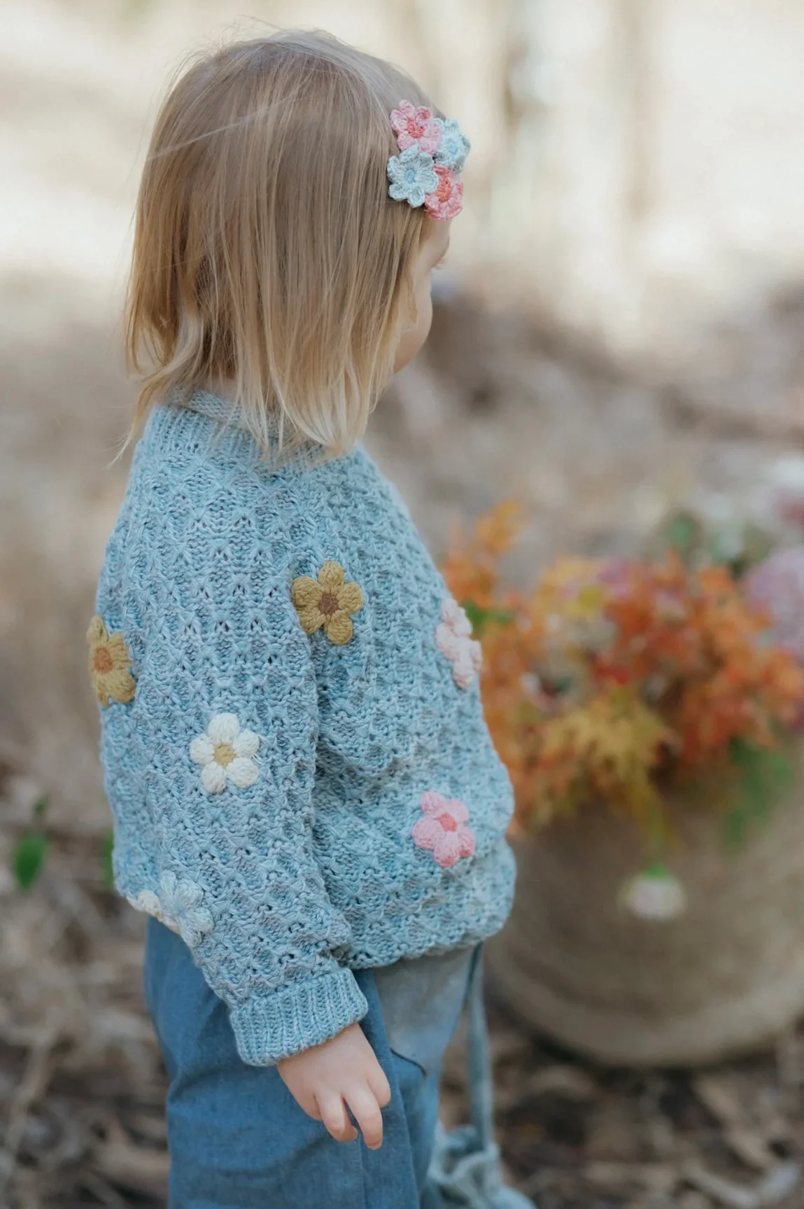 Jardin Sweater - Dusty Blue