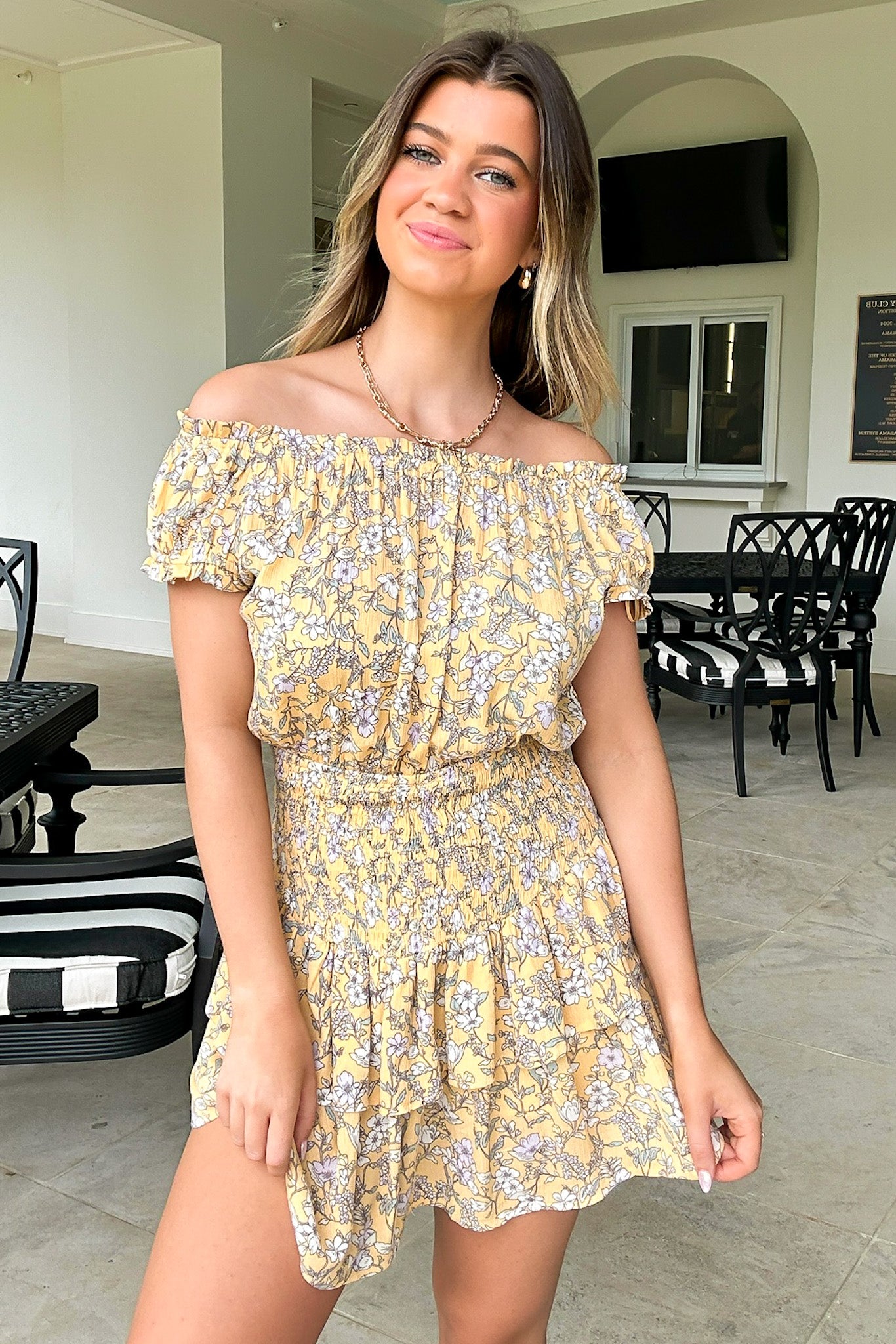 Floral Smocked Romper