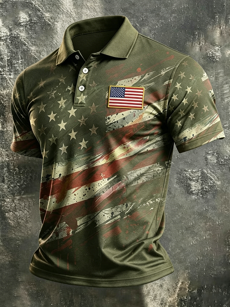 Men's America Anniversary Short-Sleeve Polo Shirt
