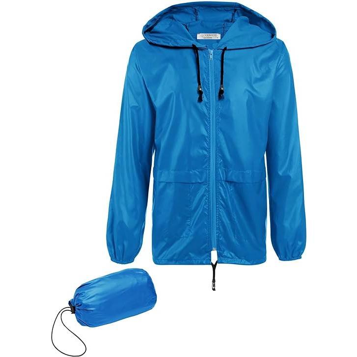 Men’s Waterproof Packable Hooded Jacket