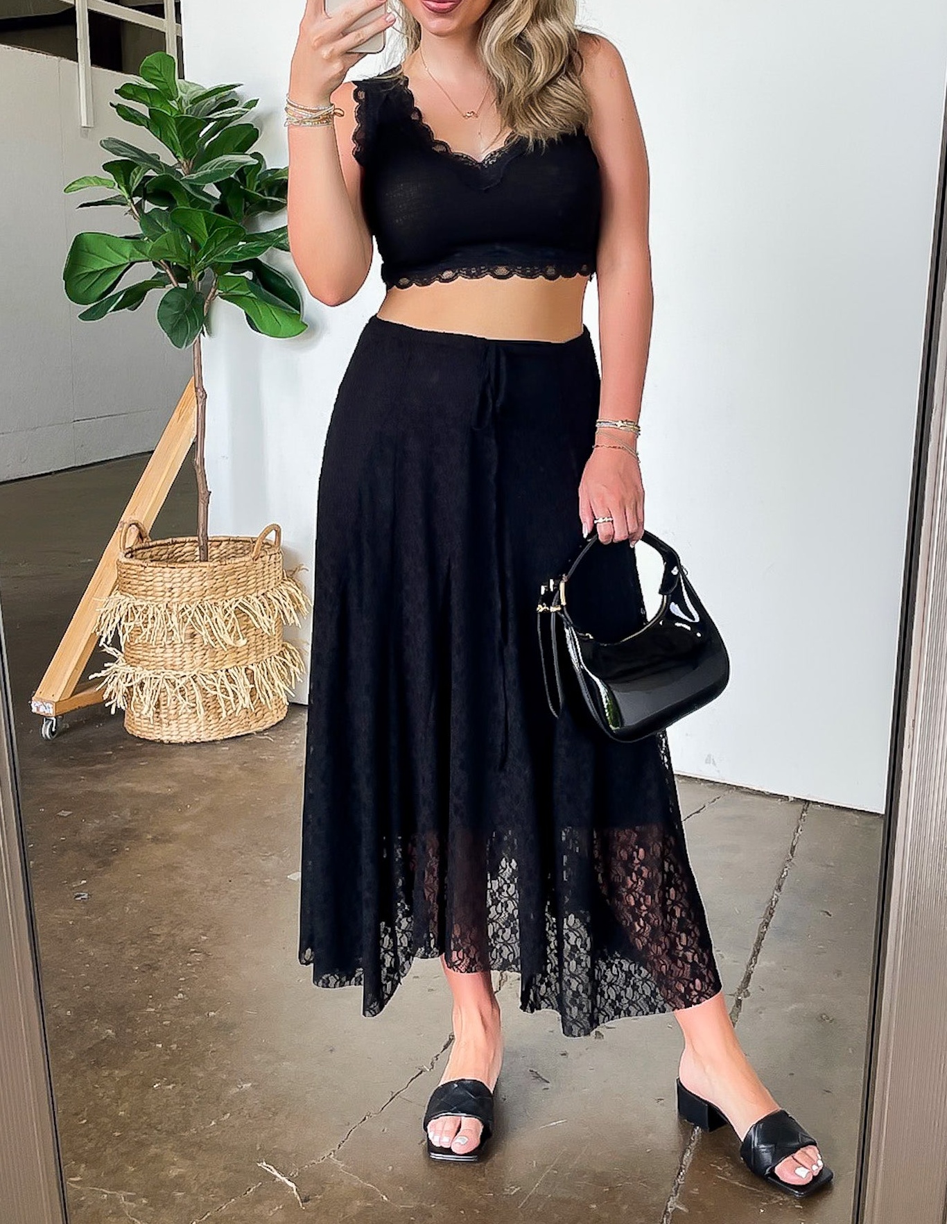 Lace Maxi Skirt