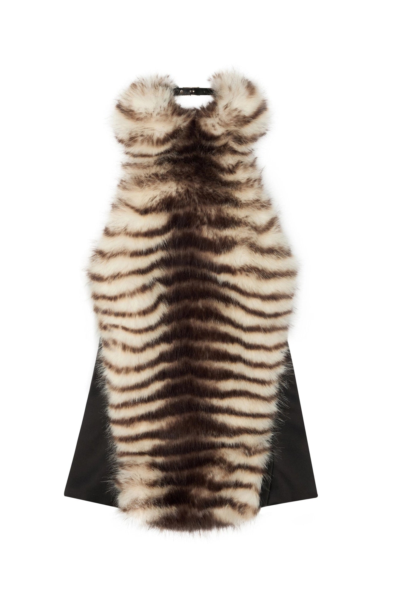 dora halter Backless Furry Top