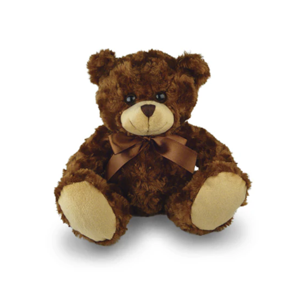 Chocolate Sitting Ribbon Bear 11inch