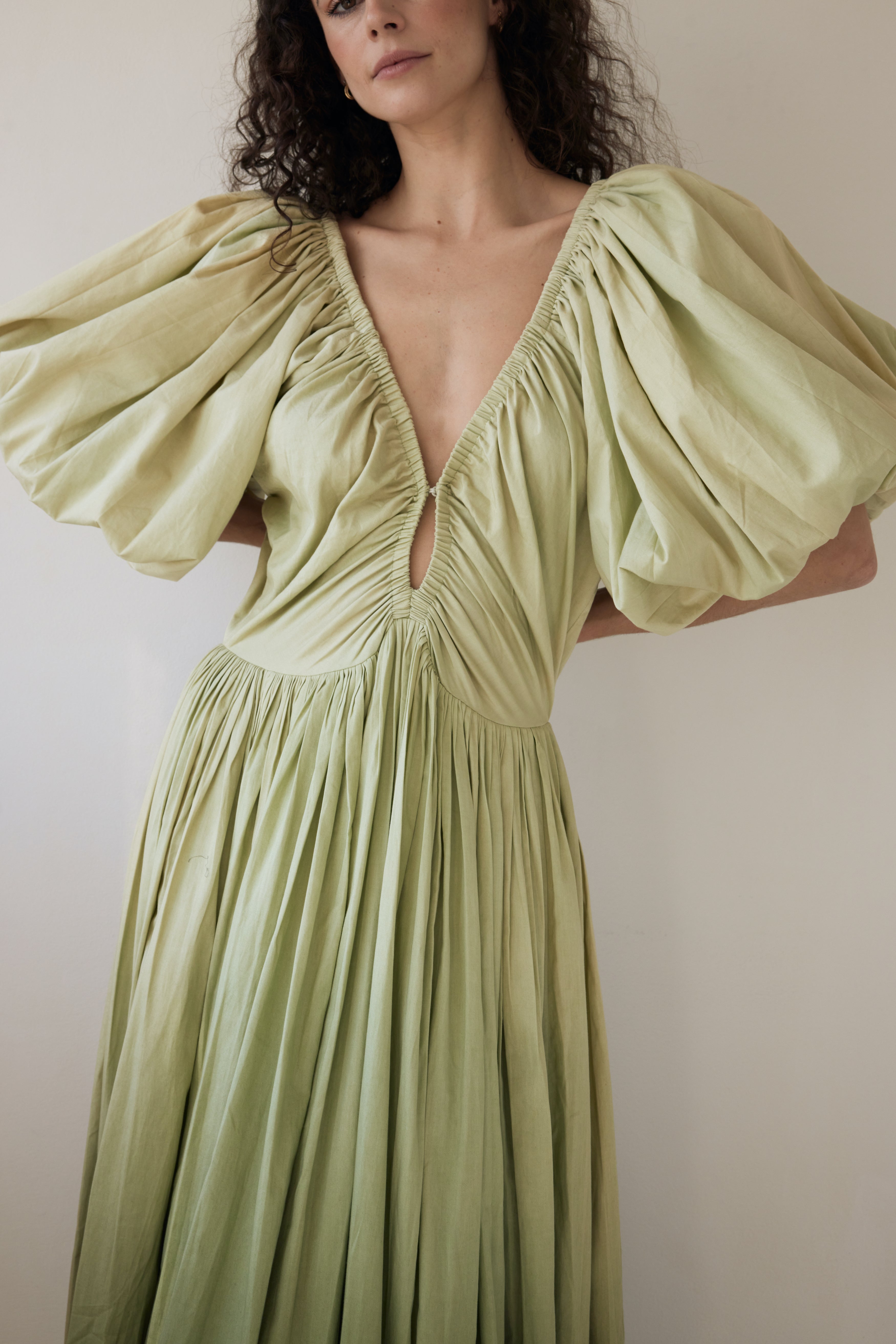 Birthday Gown | Pistachio Ombré