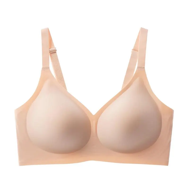 Jelly Wireless Women Comfortable Push Up Bras