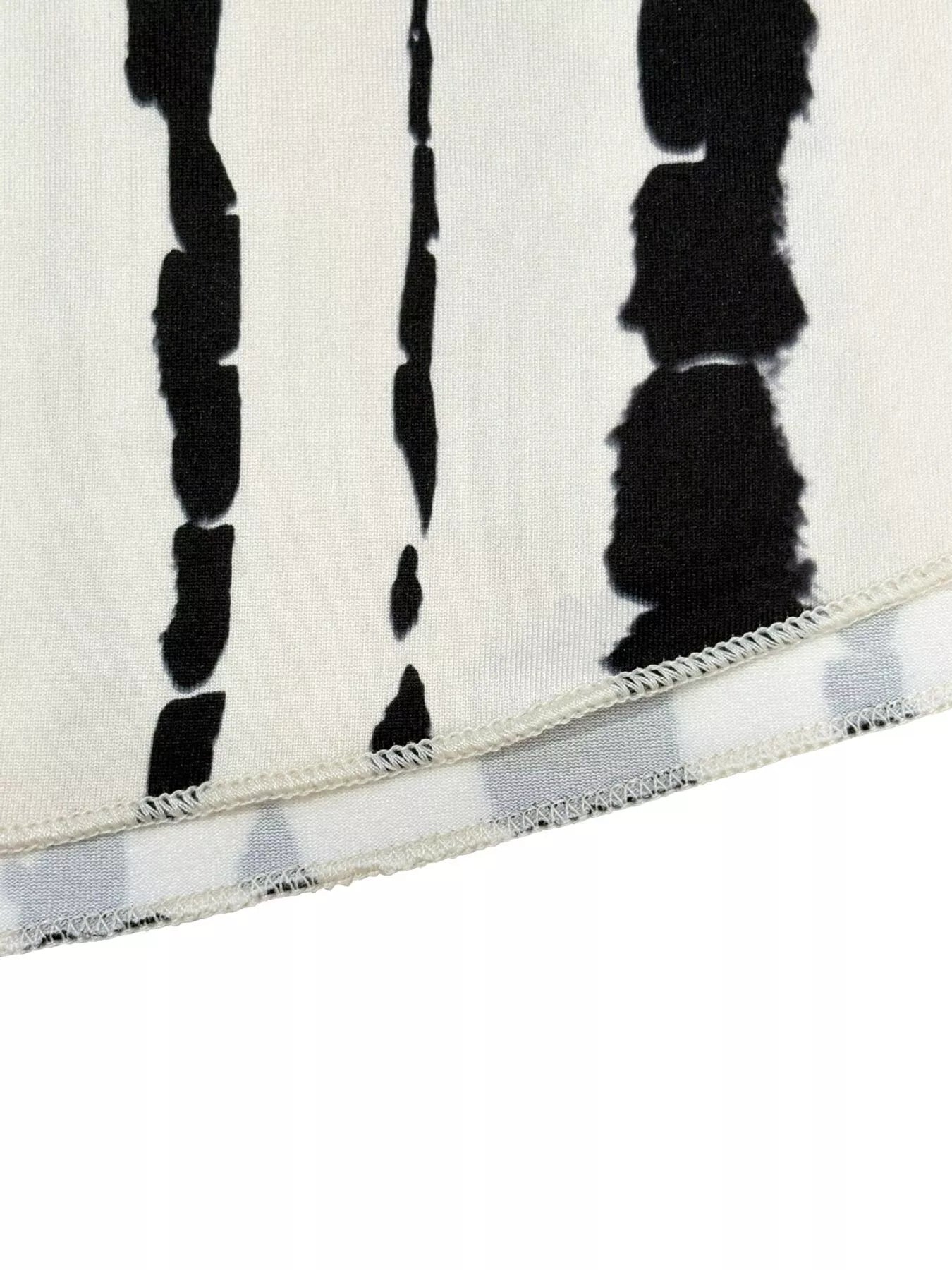 Smocked Asymmetrical Hem Skirt