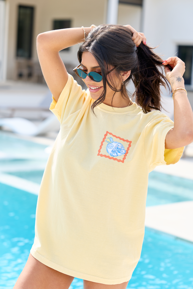 Summer Diet Yellow Graphic Tee