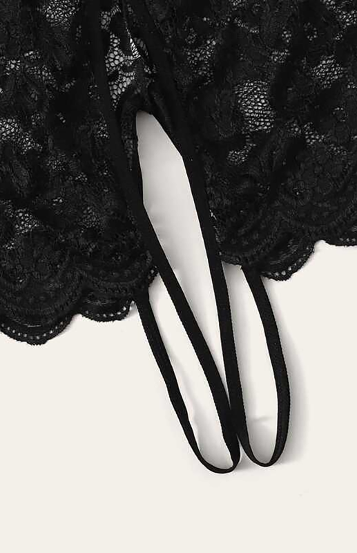 Ladies Babydoll Lace Nightgown