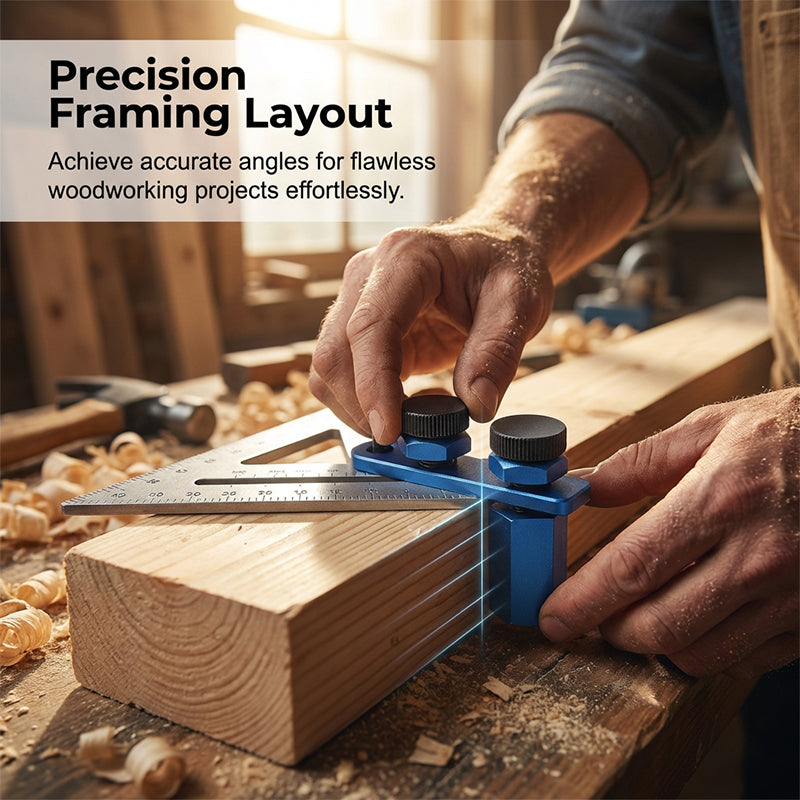 Aluminum Stair Gauge & Framing Square Clamp