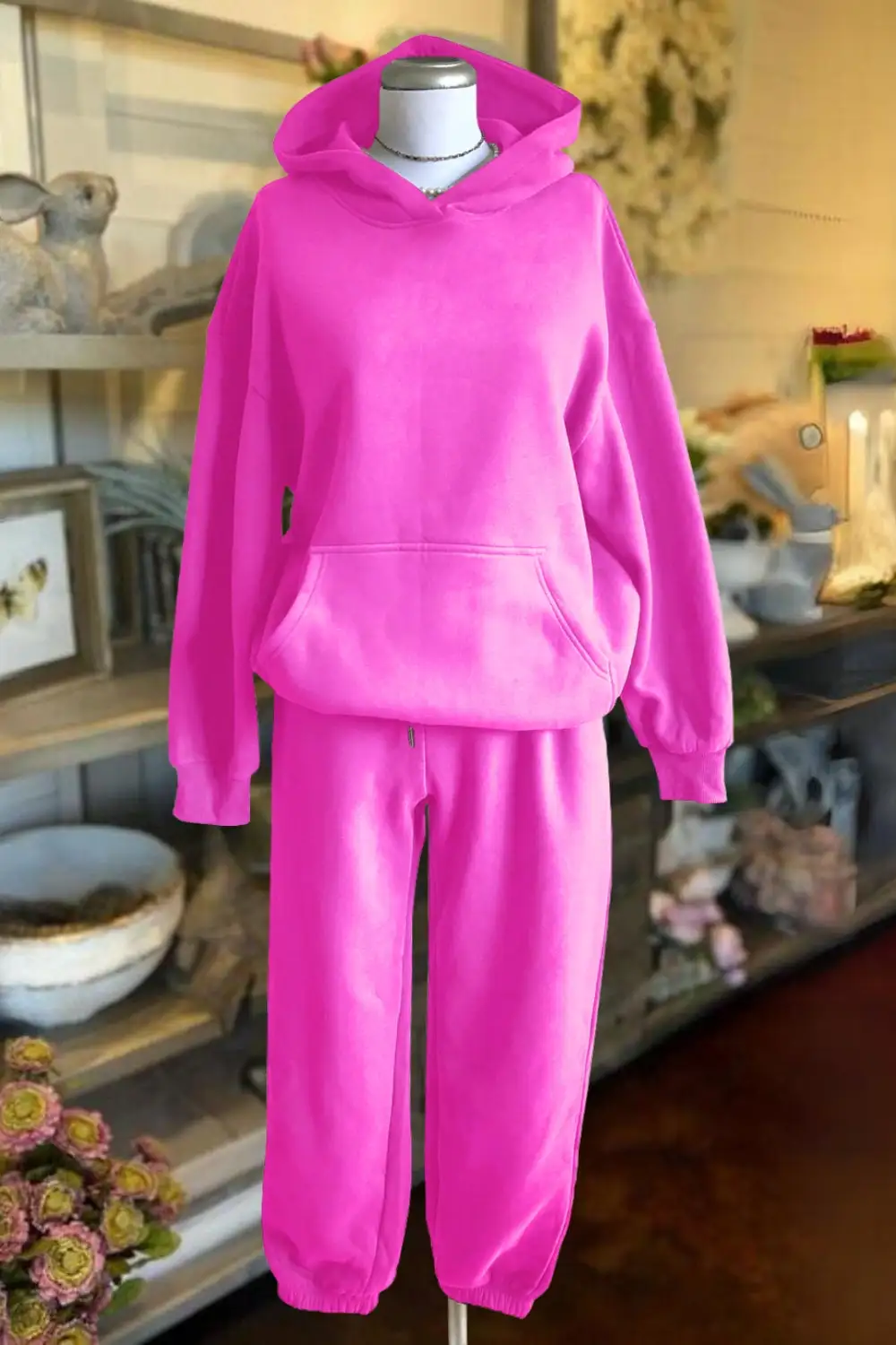 Versatile Hoodie Sweatsuit Set