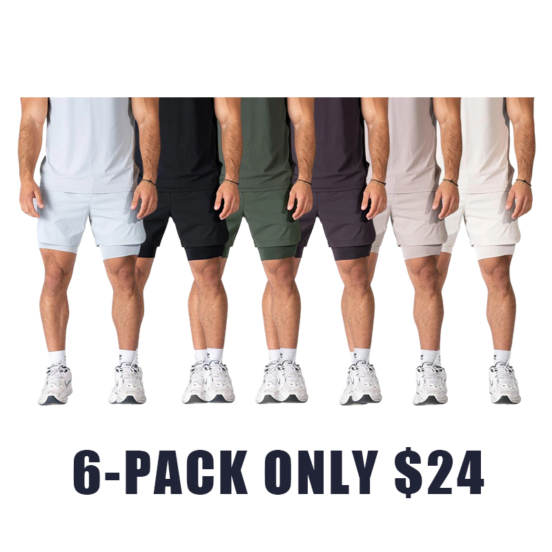 Men’s Performance Liner Shorts — 5″ Inseam Active Wear